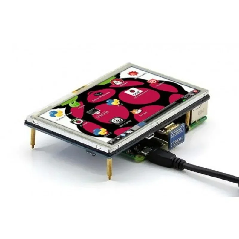 Standard to Micro HDMI Compatible Cable for Raspberry Pi 3B 3B+ 4B 2B, RPI Video Adapter Connector