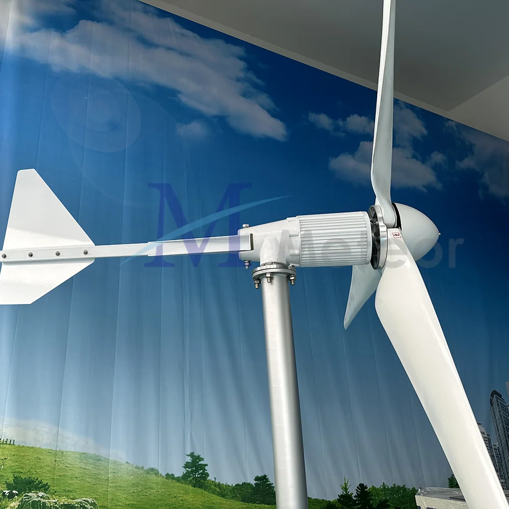 Meteor 1.35m 1.5m 1.8m 1.95m Reinforced Fiberglass Blades for 1KW 5KW 8KW Horizontal Axis Wind Turbines Accessories Generator
