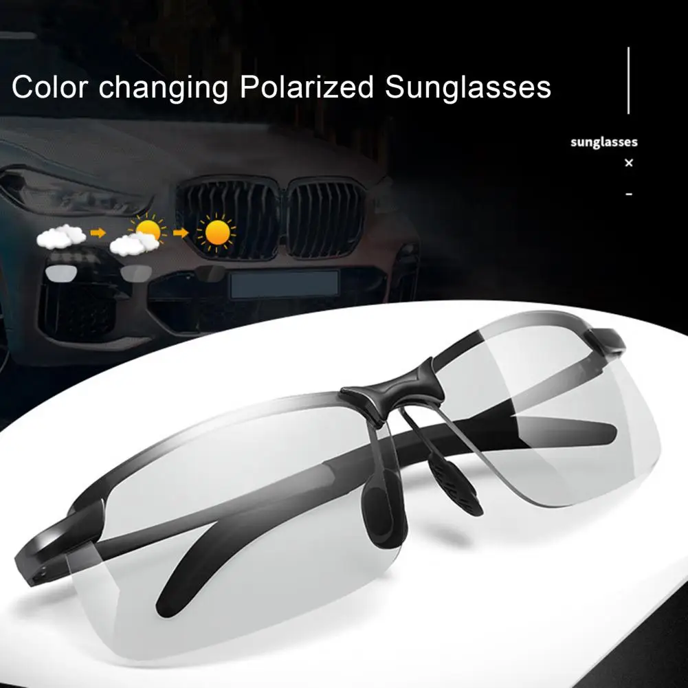 Intelligent Color Changing Anti-UV Eyewear, Eye Protection Day Night For Men Women Driving Fishing Outdoor Use