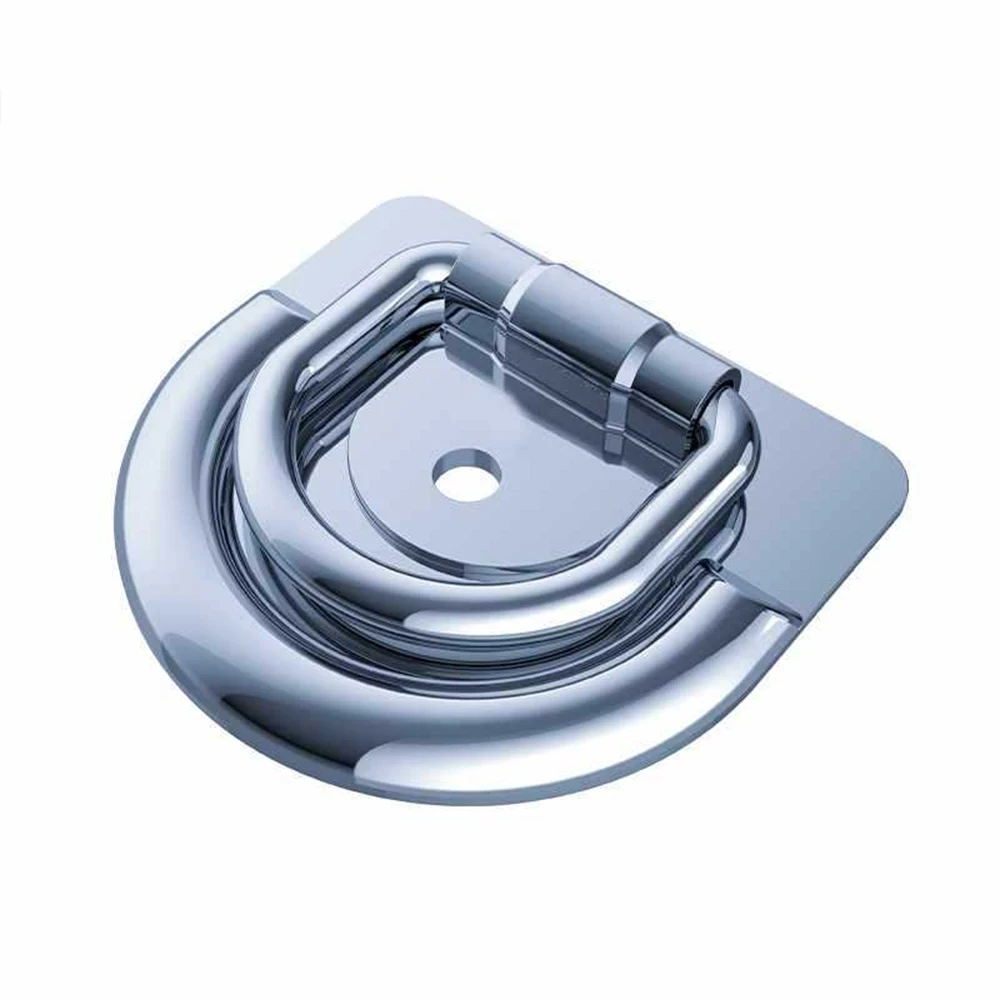1Kit Oldable Steel Ring Motorcycle Security Anchor with Expansion Bolts for Garage Trailer Scooter Bicycle Parking Lock view 5