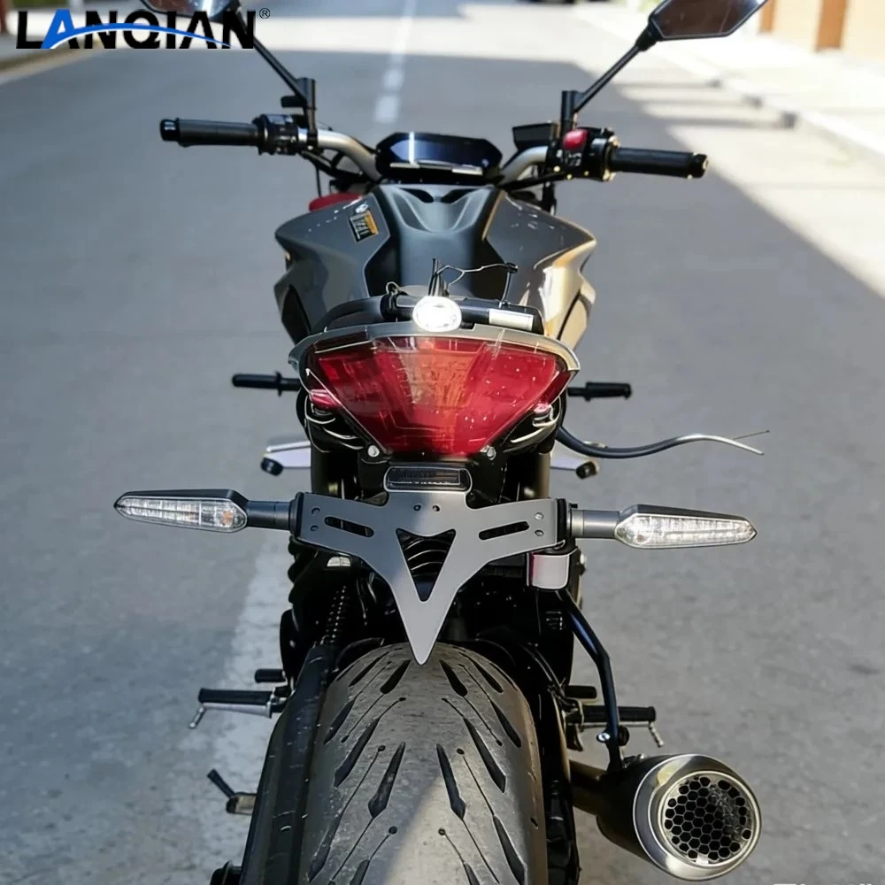 2025 YZF-R7 License Plate Holder For Yamaha YZFR7 YZF R7 2021 2022 2023 2024 Motorcycle Rear License Plate Relocation Bracket