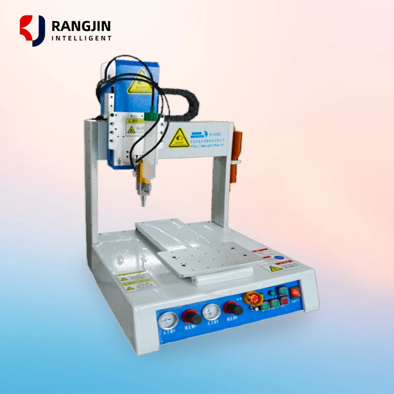 3-Head Desktop High Precision Automatic Glue Dispensing Machine For Mobile Phone Assembly AB/Yellow Glue Low Cost 1 Year