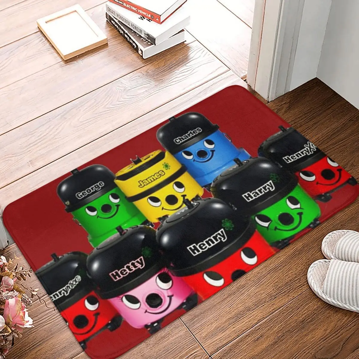 Henry Hoover And Friends Floor Mat Rug Area Rug Bathroom Rugs Floor Mats Kids Rugs Customizable