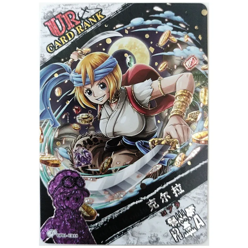 Anime ONE PIECE Rare UR Game Cards Koala Sabo Crocodile Sugar Brook Franky Toys for boys Collectible Cards Birthday Present