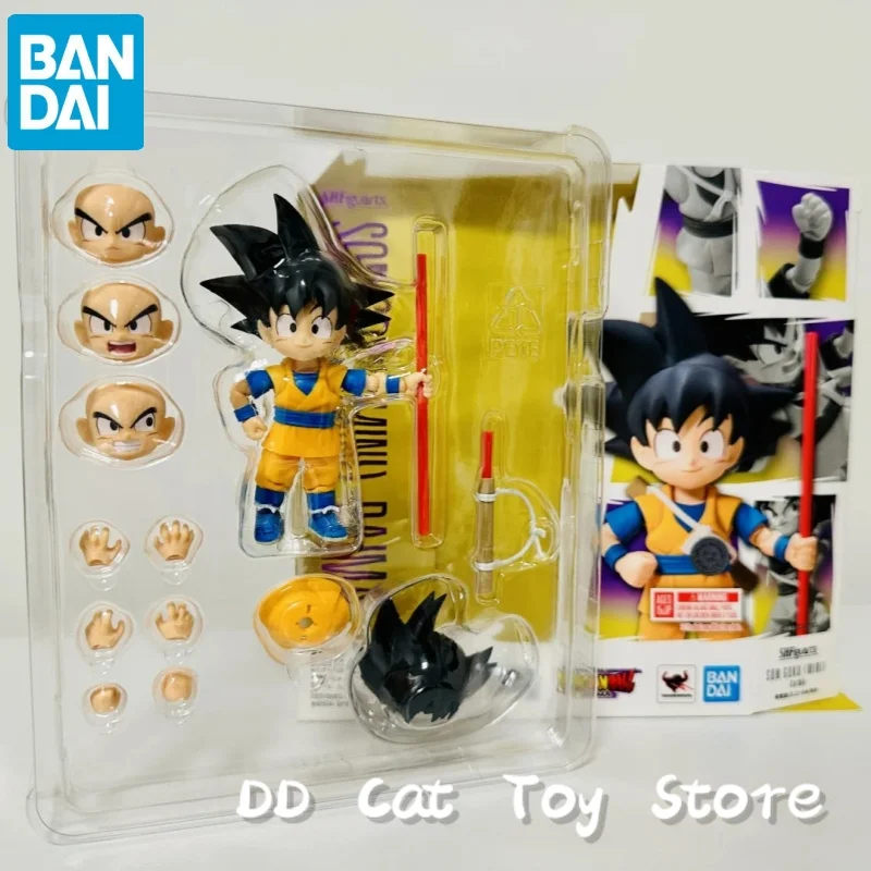 

Original Bandai SHF Anime Dragon Ball DAIMA Son Goku Mini Anime Action Figure Collectible Toy Desk Decor Ornament Birthday Gift