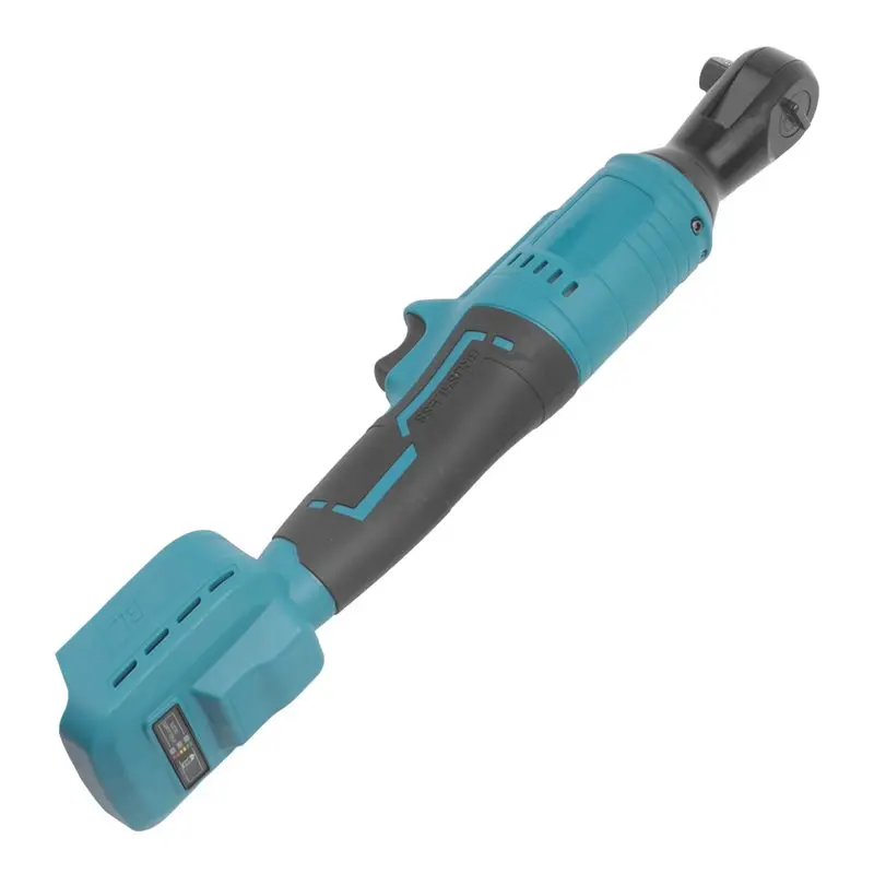 N96R 130Nm Electric Ratchet Wrench 1/2Inch Right Angle Ratchet For 18V Battery Hand Tools Wrench 800R/Min