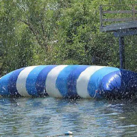 Crazy 5X2M Inflatable Water Catapult Blob Water Sport Toy Inflatable Jumping Pillow Floating Water Blob For Adults
