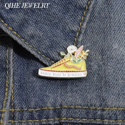 Cartoon Shoes Enamel Pins Brooch Badges Metal Jewelry Lapel Backpack Accessories Hats Wholesale Friends Gifts