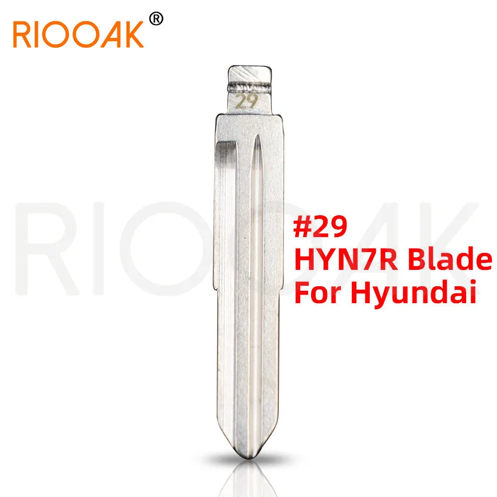

10pcs 29# 29 HYN7R Metal Uncut Blank Flip Remote Key Blade for keydiy KD xhorse VVDI For Hyundai SONATA MOINCA KIA