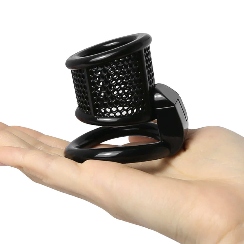 3D Print Honeycomb Chastity Cage Lightweight Male Sissy Smaller Cock Cage Set Breathable Penis Ring Lock Sex Shop Toys For Men