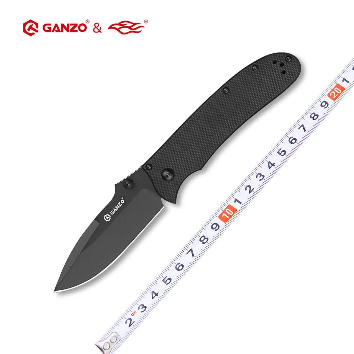 

Ganzo G704B 440C Blade G10 Handle Folding Knife Survival Hunting Tactical Knife EDC Pocket Knife Outdoor Camping Tool