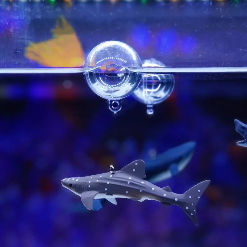 1 مجموعة حوض للأسماك القرش الديكور العائمة المحيط حوض السمك زخرفة الزينة Aquascape القرش تمثال ديكور خزان الأسماك الحرفية #6