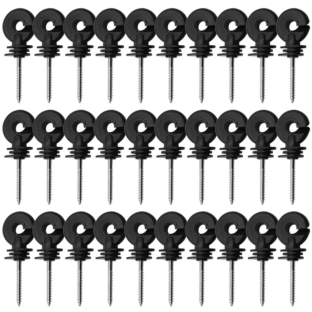 Wire Connection Tool Fence Insulator Animal Fence Electric Fence Long-lasting Multifunctional Screw-In Short Circuit Protection