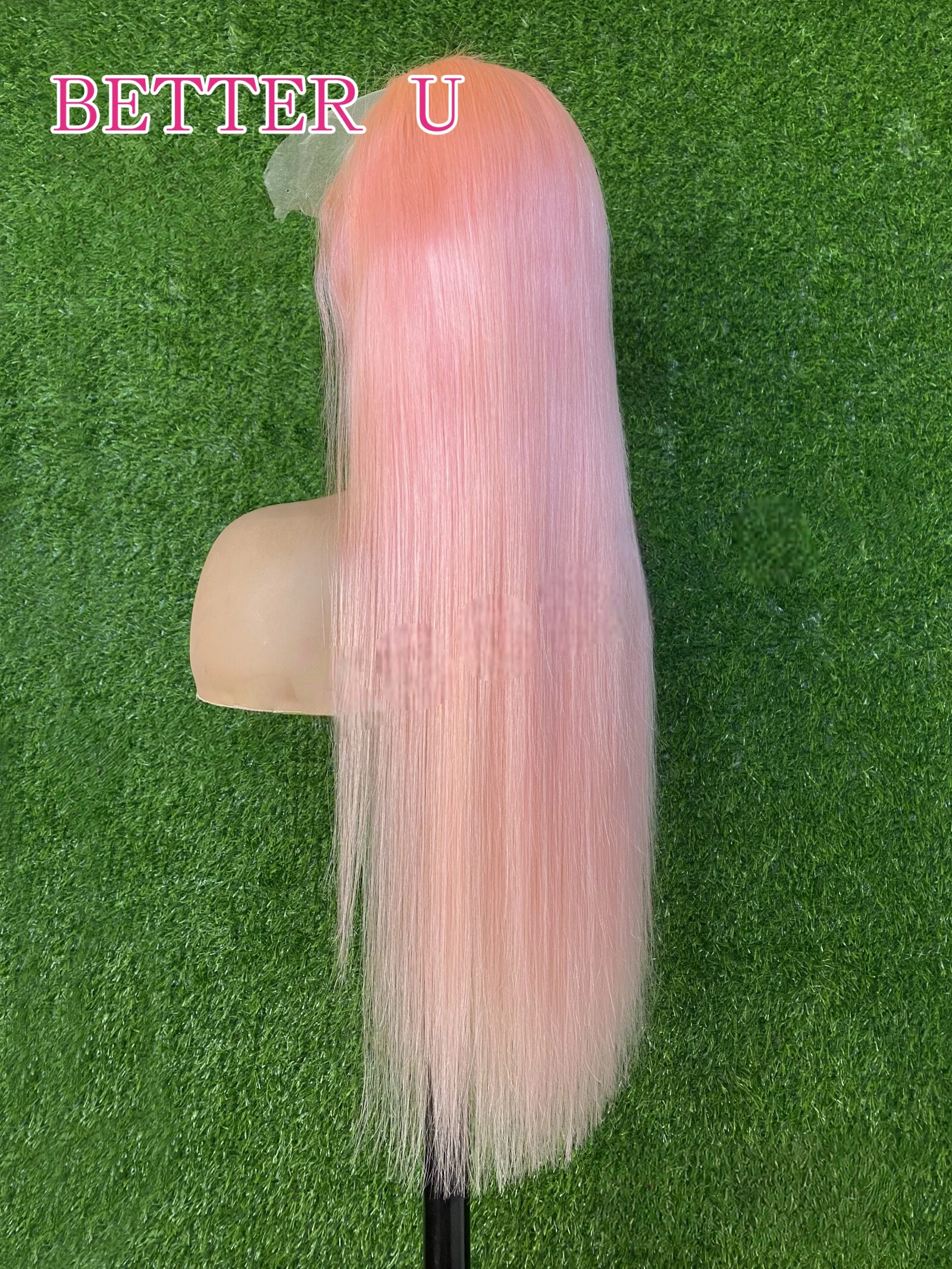 13x6 وردي فاتح الدانتيل الجبهة باروكة من شعر طبيعي البرازيلي قبل قطعها شقراء ملونة 13x4 الدانتيل الشفاف الباروكات الأمامية للنساء #5