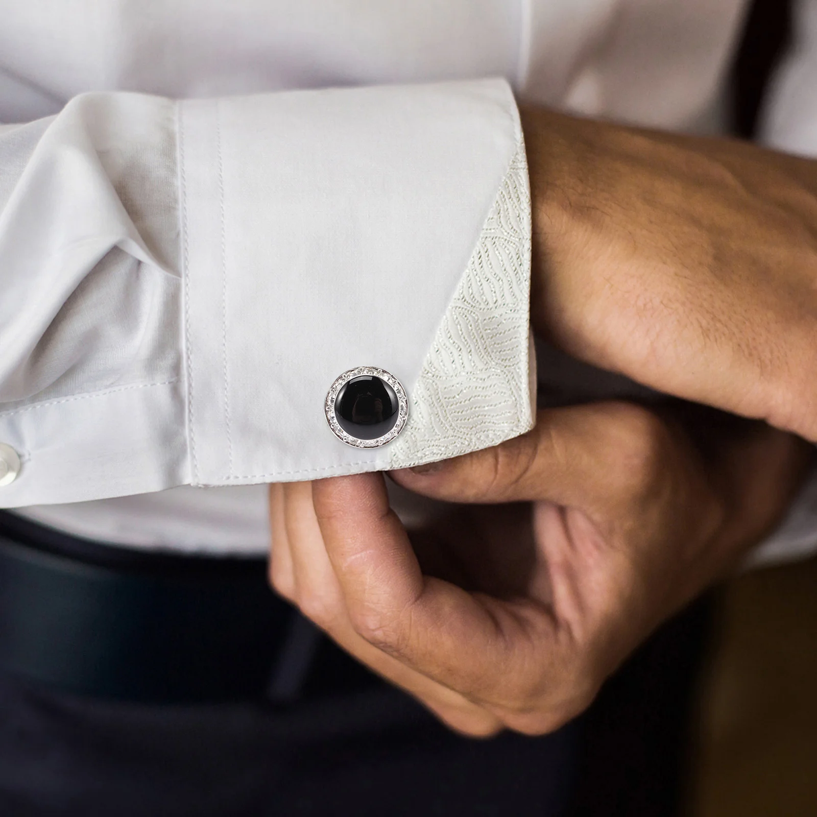 

8Pcs Rhinestones Cufflinks Studs for Men Wedding Business Shirts Accessories Gift Idea Cufflinks for Men Cuff Links