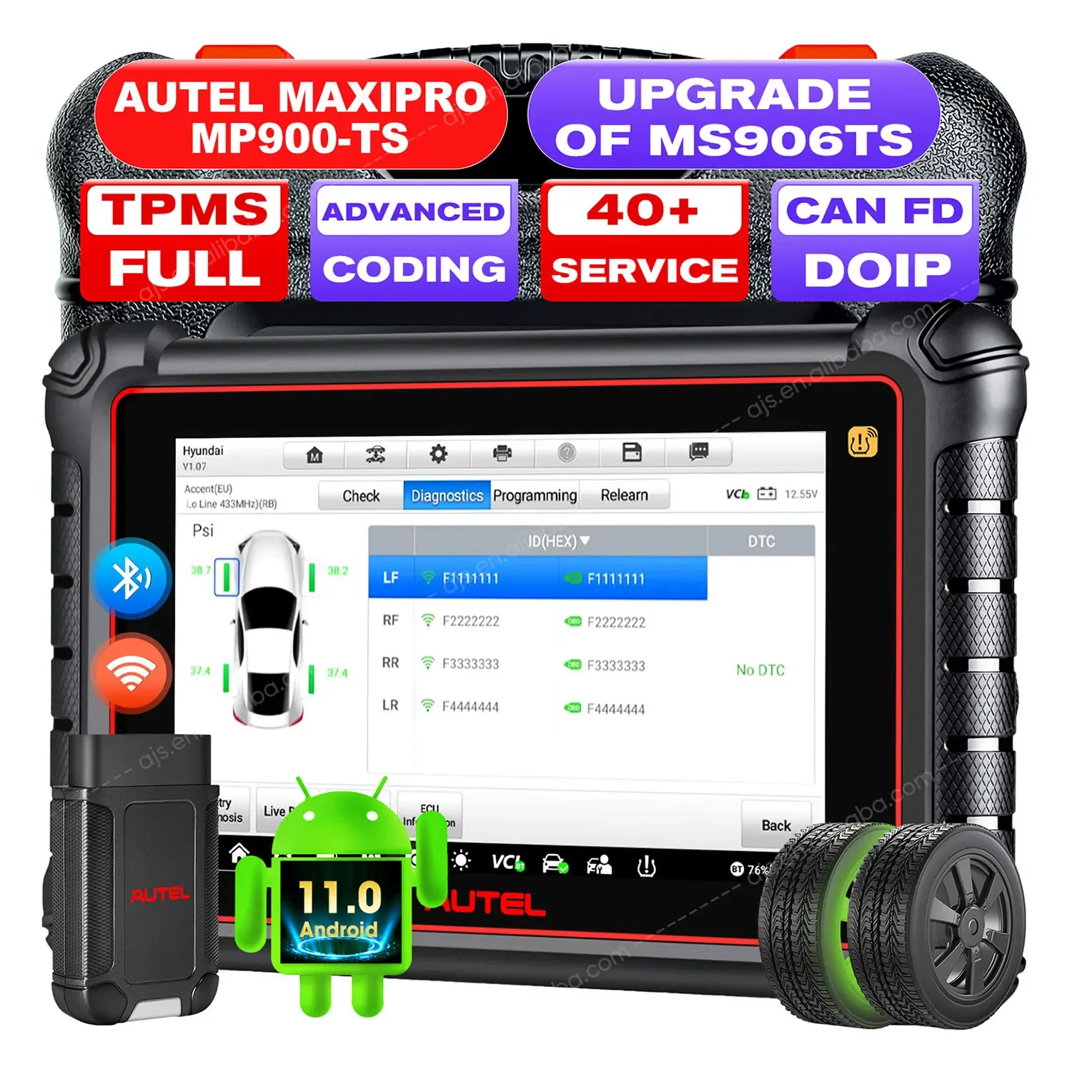 Autel MaxiPRO MP900 TS Car OBD2 Scanner MP 900 808 Auto TPMS Sensor Altar Full System MP808 MP900TS Vehicle Diagnostic Tools