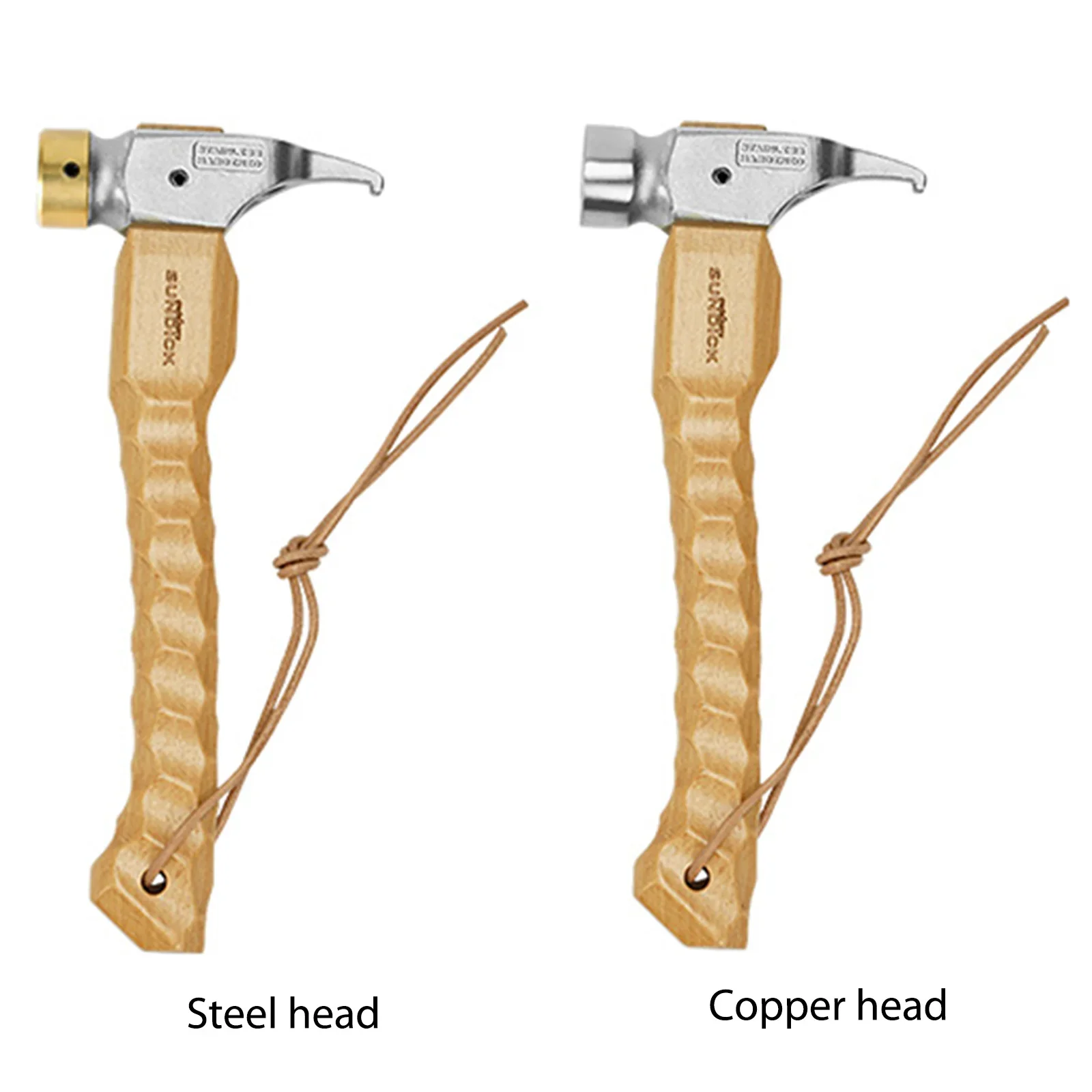 

Outdoor tent hammer beech wood handle solid wood stainless steel copper hammer tent floor nail pull nail hammer extension model