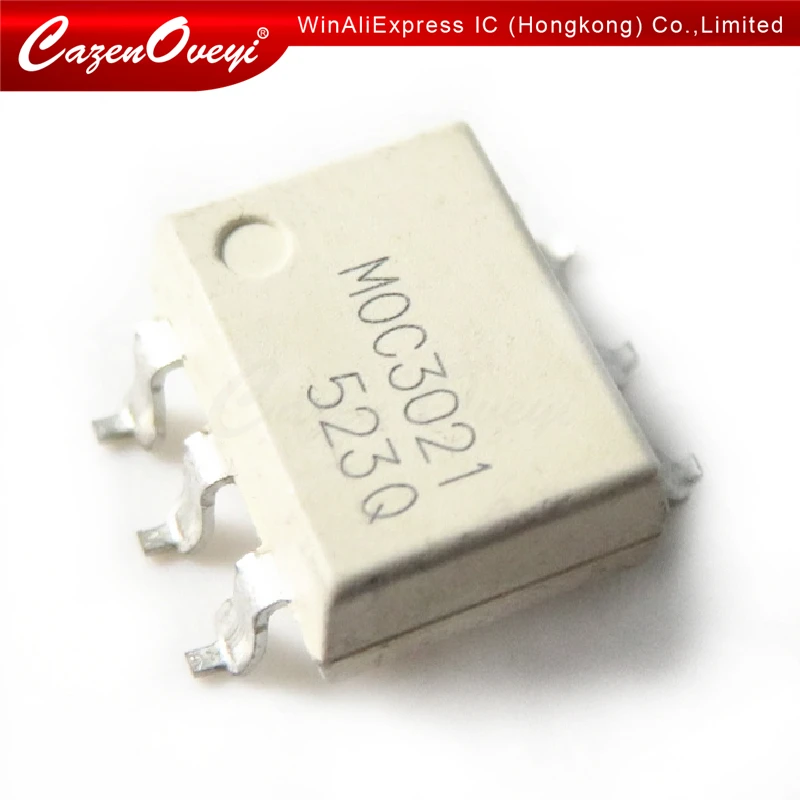 10pcs/lot MOC3021 SOP-6 SMD optocouplers new original In Stock