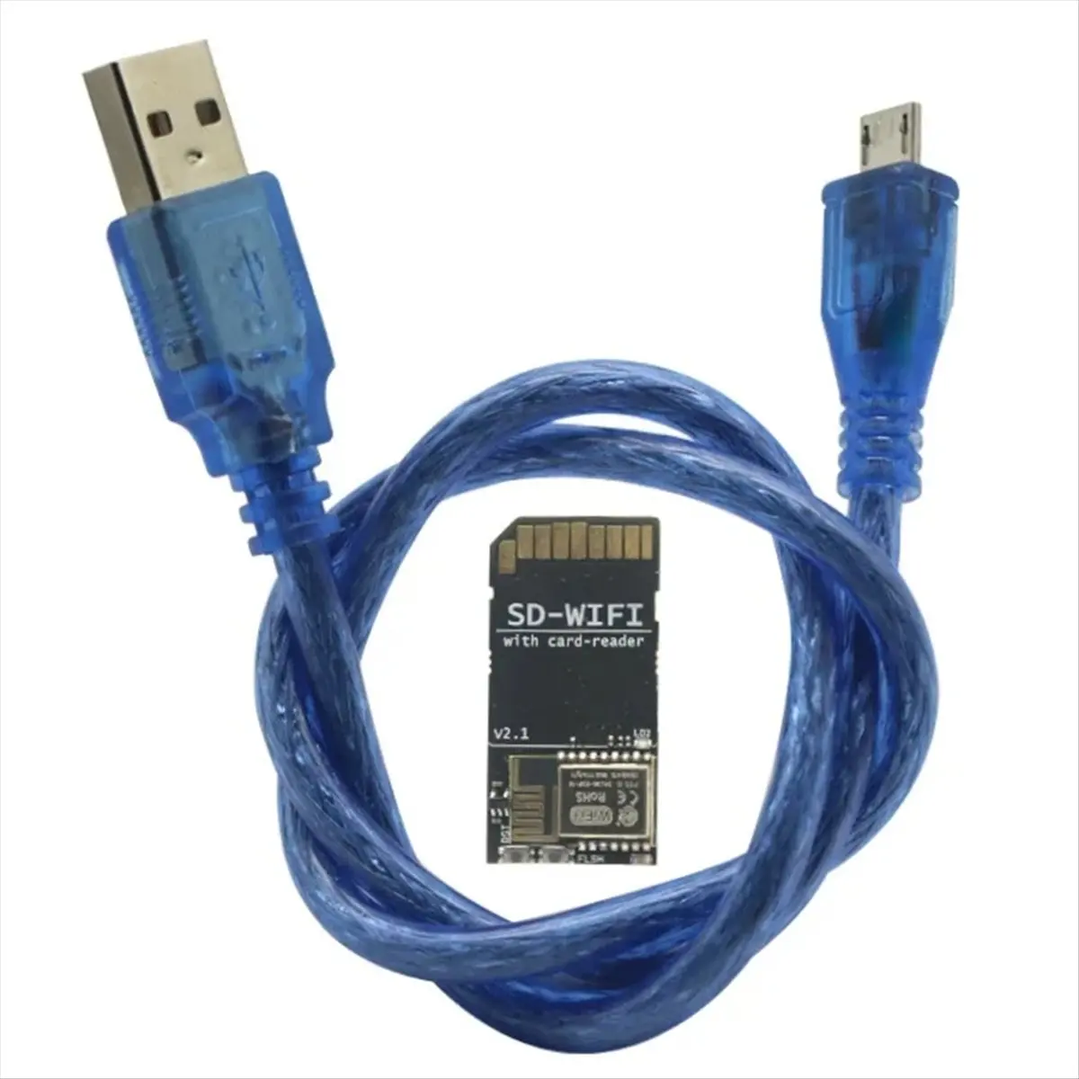 

SD-WIFI Pro with Card-Reader Module Run ESP WebDev Onboard USB to Serial Chip Wireless Transmission for S6 F6 Turbo [TechVerse]