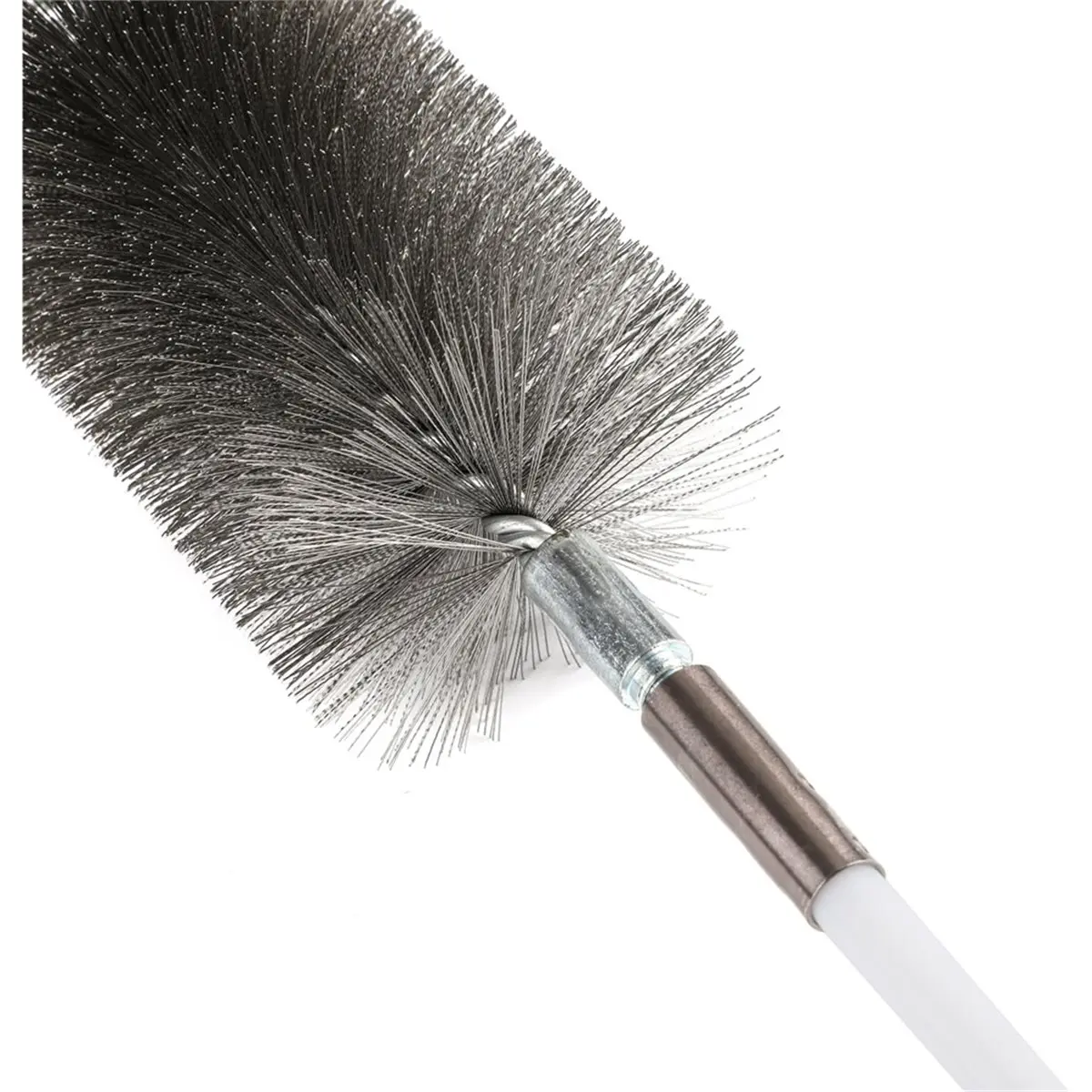 2026 New 50-Inch Long Tent Wood Burning Stove Pipe Stainless Steel Cleaning Brush, and Chimney Cleaning Wire Brush