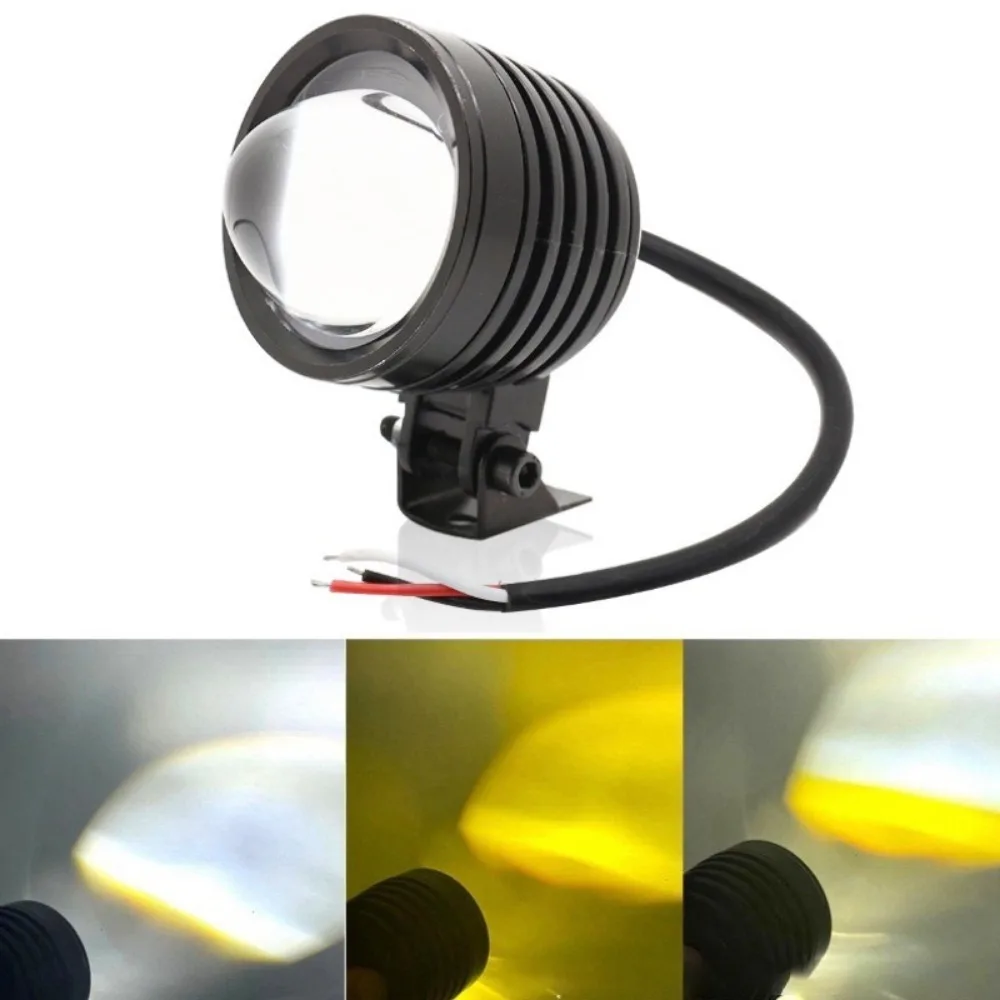 

Universal 12V 60W LED Motorcycle Spot Driving Light Auxiliary Headlight for Ebike Scooter ATV Modify Accessories