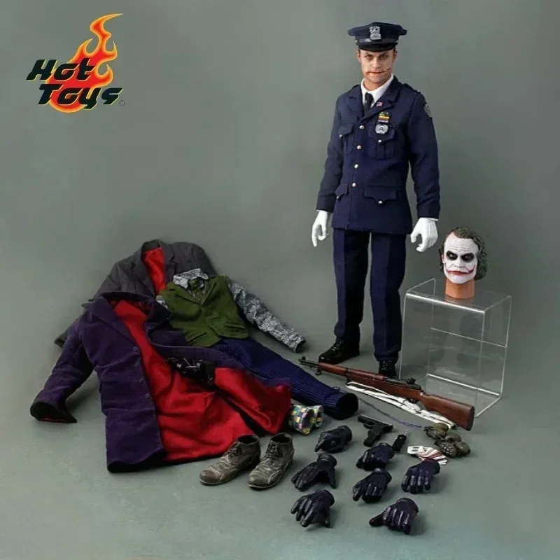 

Ht Hottoys Dx01 1/6 Batman The Dark Knight Joker 1.0 Heath Ledger Action Figure Collectible Model