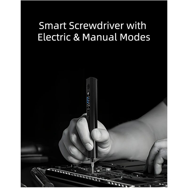 SEQURE ES555 Smart Screwdriver With Electric & Manual Modes, Support Fixed Automatic Working Modes For RC Drone Repair