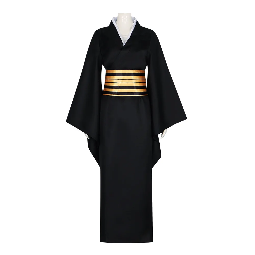 Anime Nakime Cosplay Costume Full Set Black Kimono Uniform Suits for Women Women Adult Halloween Carnival Party Clothes Roleplay