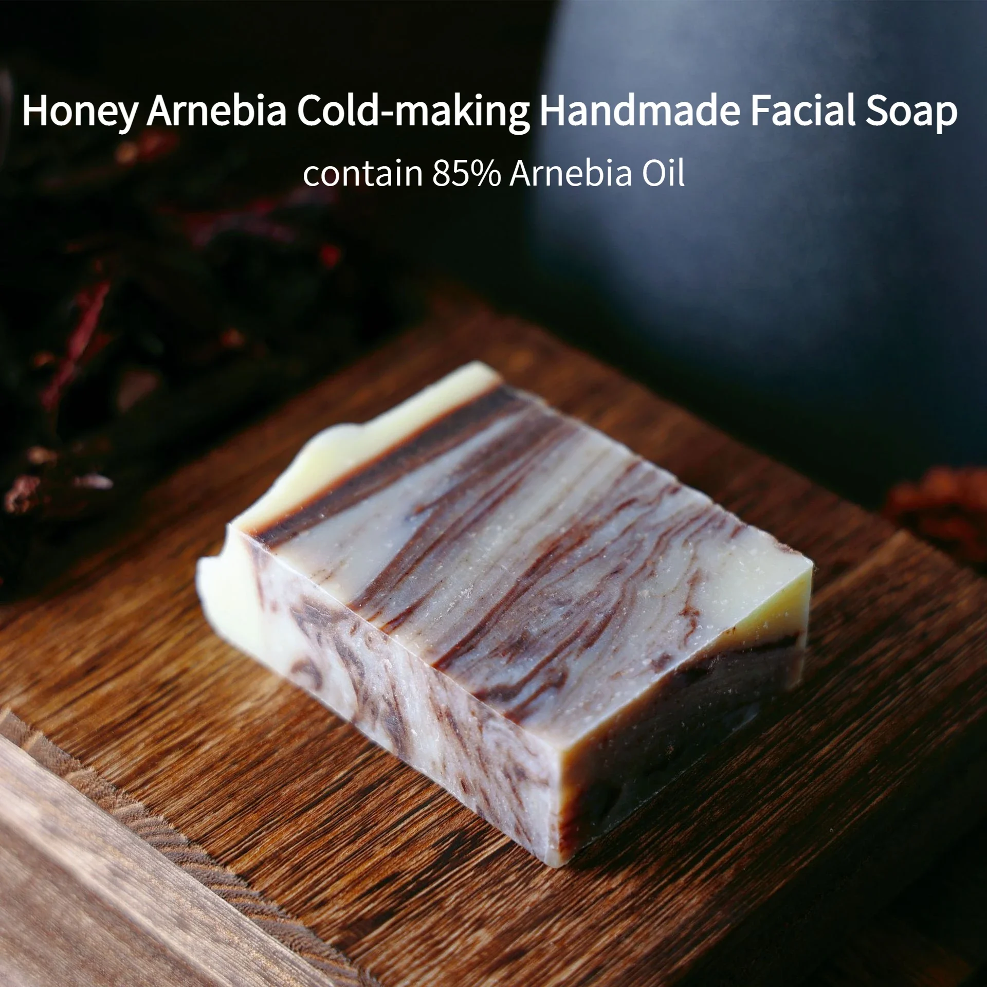 Honey Arnebia Cold-Made Handmade Facial Soap 90g Polygonum Multiflorum Ginger Shampoo Soap Rose Sea Salt Soap Mint Rosemary