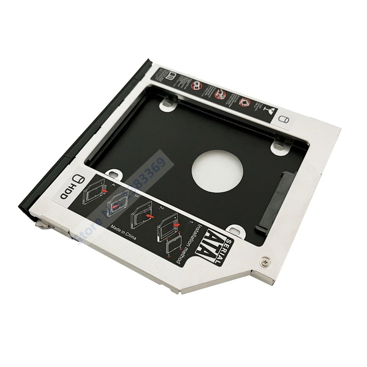 Met Ejector Klink + Matched Faceplate/Bezel 2nd Harde Schijf Hdd Ssd Caddy Voor Dell Latitude E6540 E6440 Precisie m2800