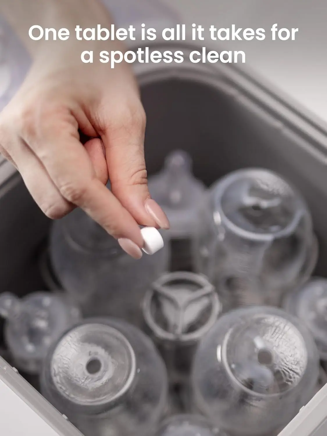 EaseClean Bottle Washer Pro & 130pcs Tablet Pencuci Deterjen