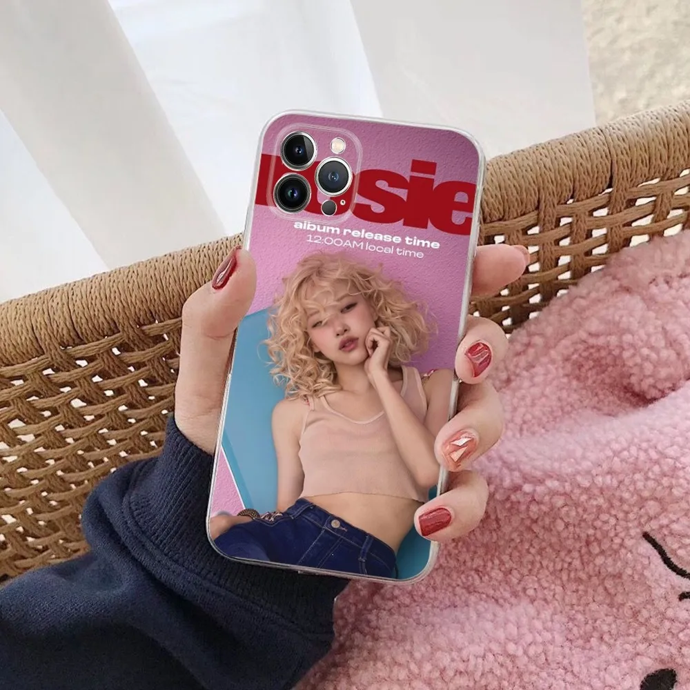 KPOP Rosie APT Phone Case For IPhone 16 15 14 11 12 13 Mini Pro XS Max Cover 6 7 8 Plus X Funda Shell #5