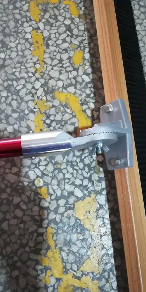 مكنسة نهائية خرسانية جديدة في المخزون بمقبض من خشب الزان عالي الجودة #6