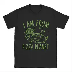 Vintage Toy Story Alien Pizza Planet T-Shirt uomo girocollo T-Shirt in cotone manica corta Tees regali di compleanno vestiti