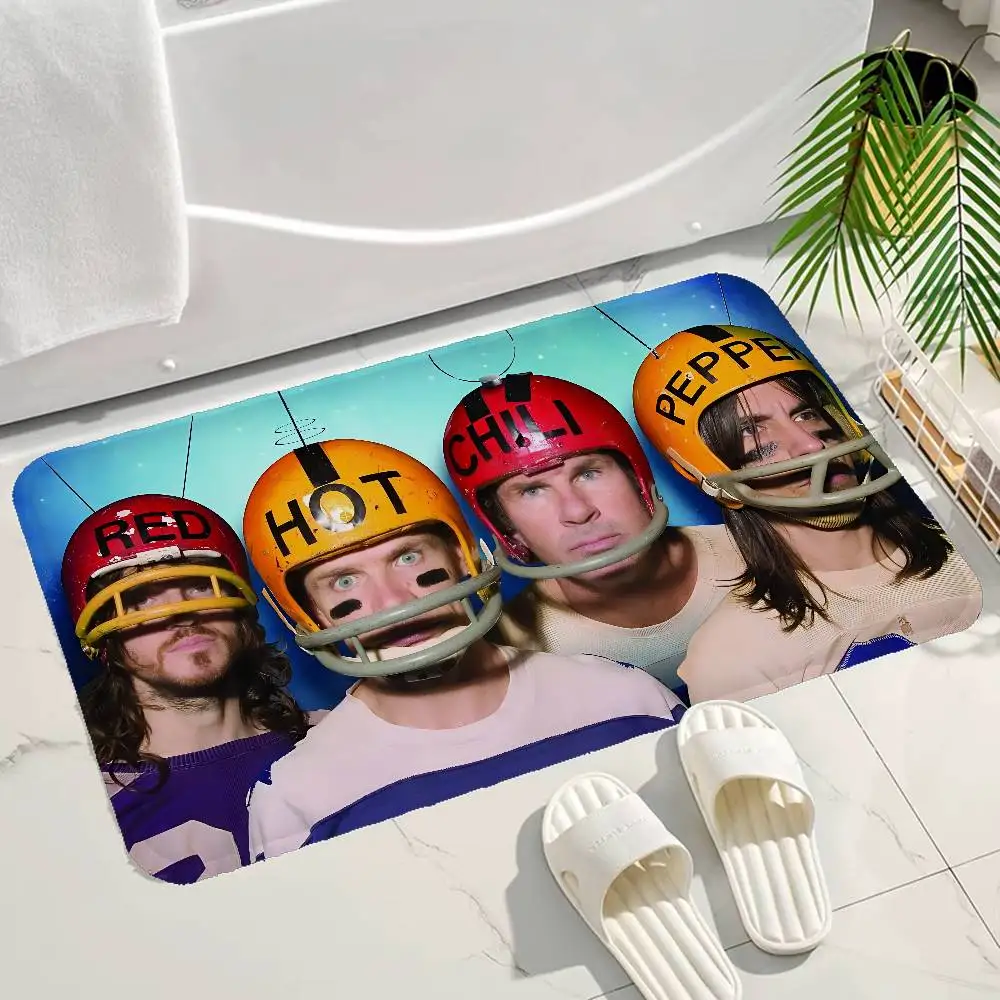 Popular Rock Band Red Hot Chili Peppers Music Album Cover Room Mats Cheaper Anti-slip Modern Living Room Balcony Printed Rug