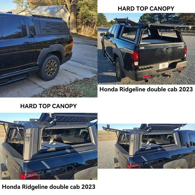 Hard Type Topper Camper Pickup Tonneau Cover 4x4 Pickup Truck Canopy for F150 Ranger RIDGELINE