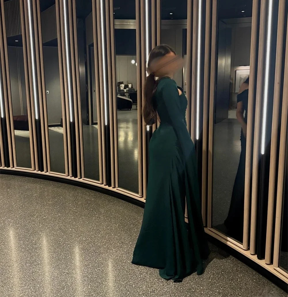 Teal feminino festa longo sob medida ocasião vestido de noite vestidos de baile pastrol unissex camisa retro dubai árabe saudita personalizado