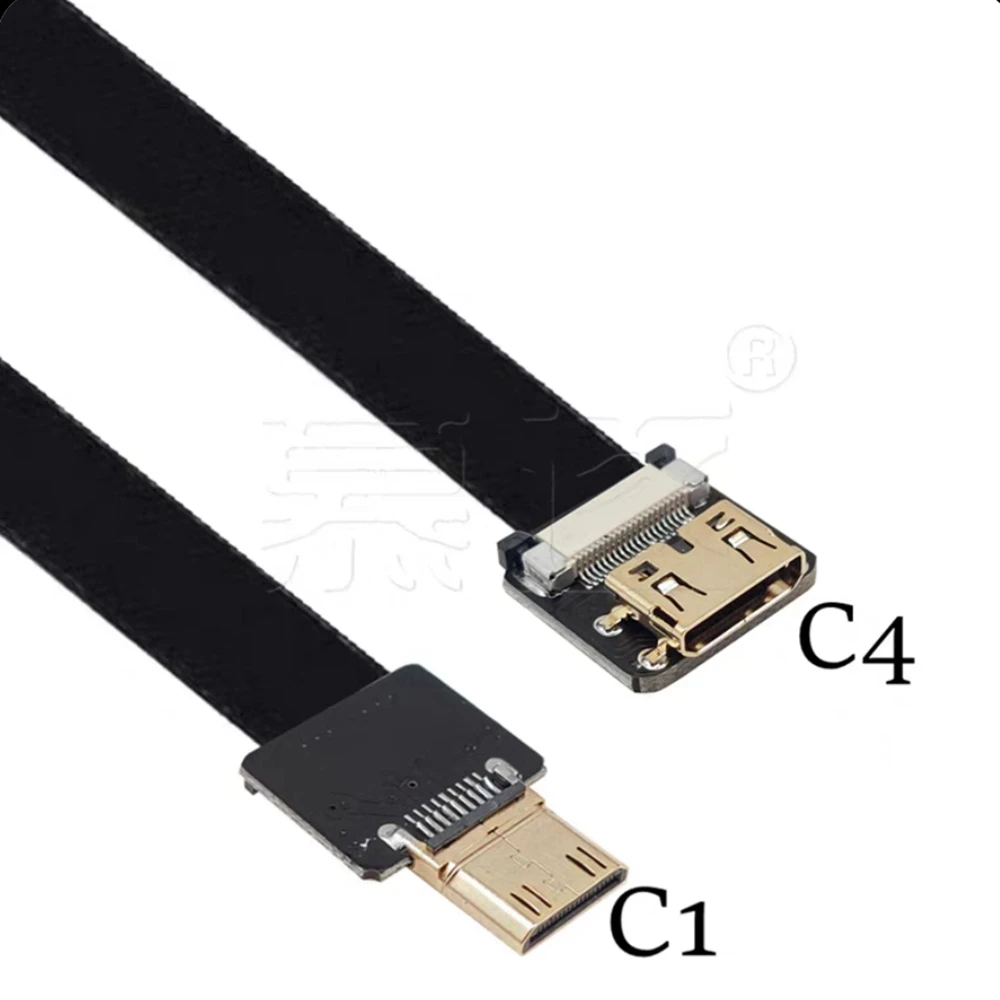 20 pin spasi FPV fotografi udara FFC fotografi udara upward mini HDMI ke HDMI ekstensi kabel definisi tinggi ca