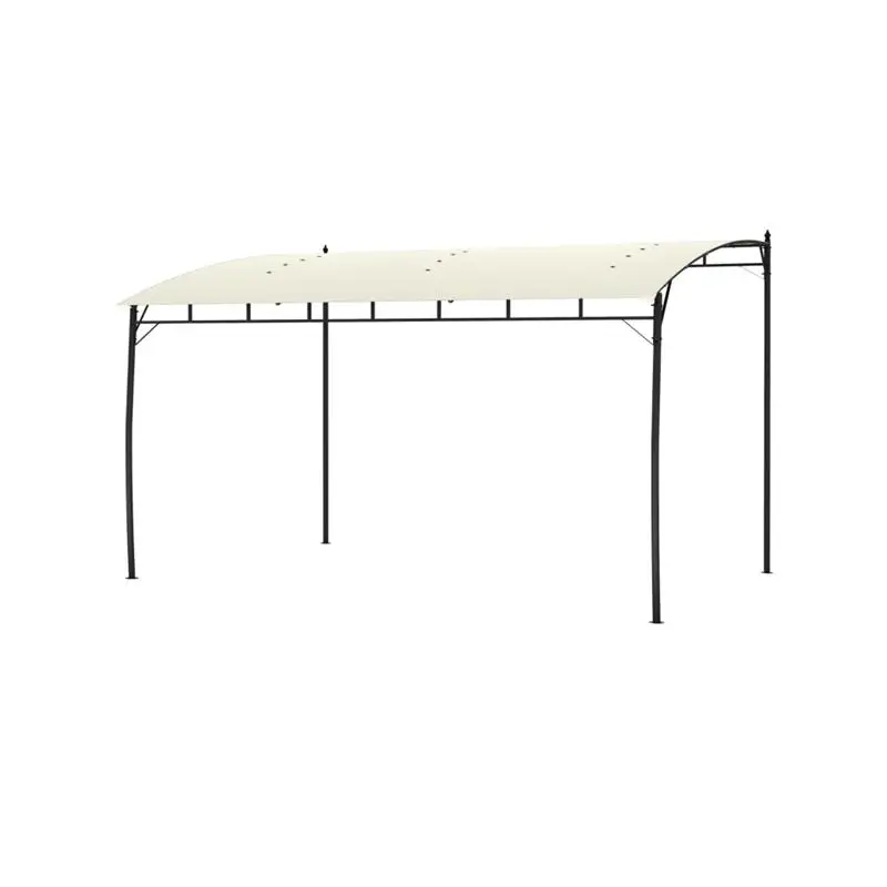 

Outdoor Patio Gazebo Canopy Shelter with Netting and Side Curtains for Yard and Garden Use