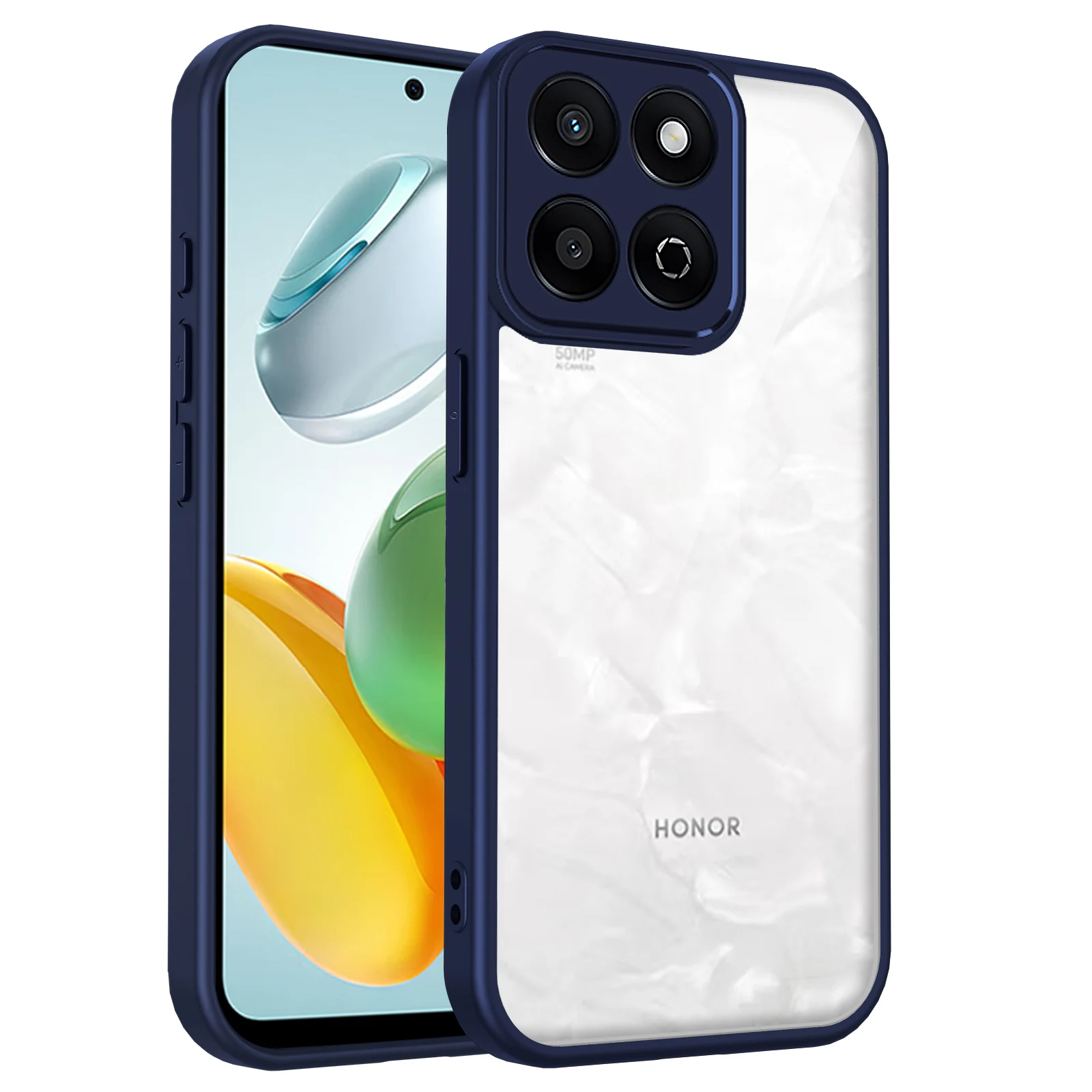 Honor X7C 5G ALT NX1 حافظة وسادة هوائية مقاومة للصدمات سيليكون الوفير واضح ماتي الغطاء الخلفي جراب هاتف صلب لهاتف Honor X7C 4G ALT-LX1