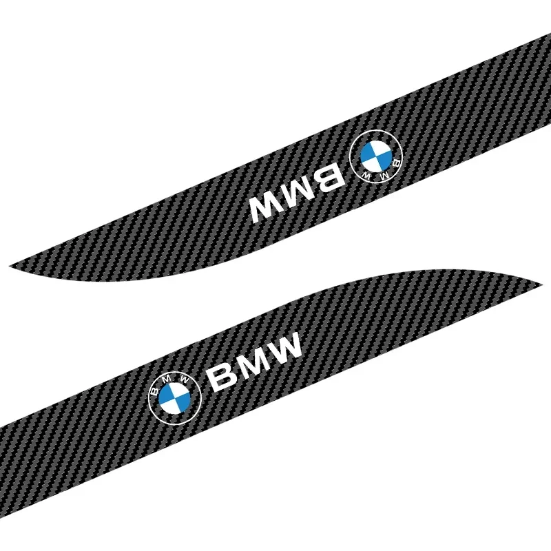 2pcs New Car Door Side Skirt Car Body Decal Carbon Fiber Car Stickers For BMW E46 M E90 E60 F10 F30 G20 X1 X3 X4 X5 E70 F20 E39