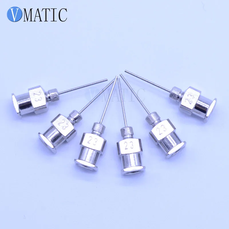 Hoge Kwaliteit Aangepaste 12Pcs 0.5 Inch Tip Lengte 23G Alle Metalen Tips Blunt Rvs Naald 1/2 Inch
