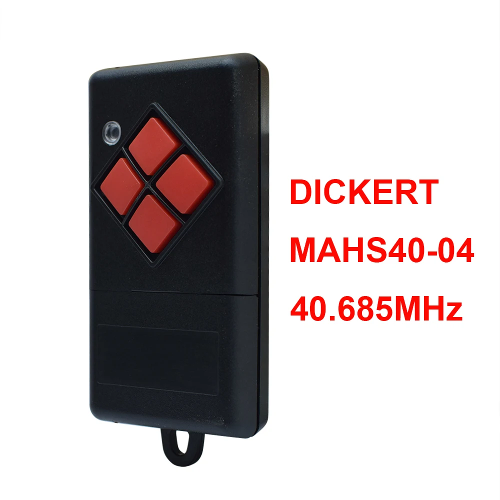 DICKERT 40.685MHz MAHS40 01 04 MAHS40-01 MAHS40-04 Garage Door Remote Control 40MHz Fixed Code Ecectric Gate Garage Door Opener