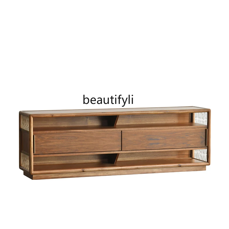 

Solid wood furniture Nordic American modern country TV cabinet dining side audio-visual cabinet