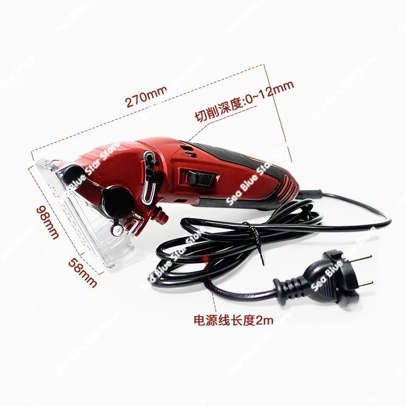 Mini Cutter Woodworking Electric Circular Saw Multifunctional Handheld Chainsaw Woodcutter Electric Portable Flip Panel Circ