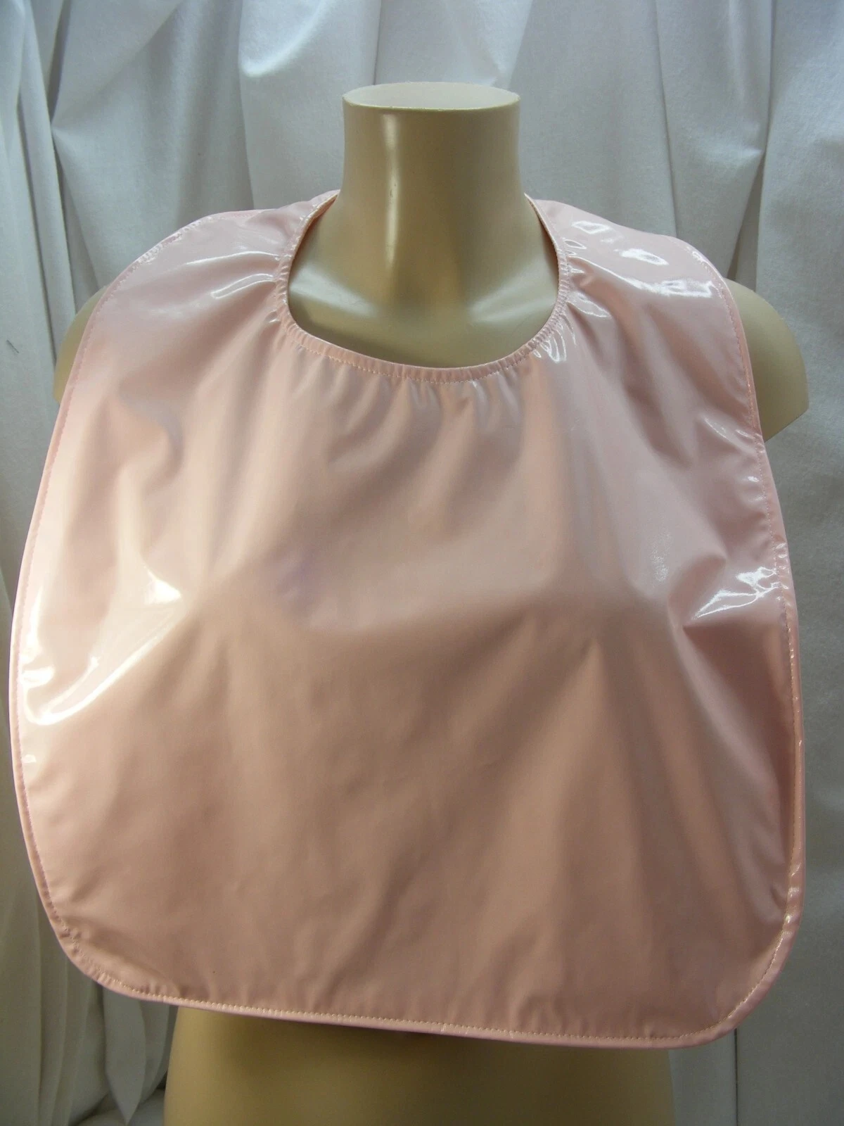 Sissy roupa adulto bebê almofada pvc rosa babador tamanho grande emenda bonito renda laço laço arco enfeite