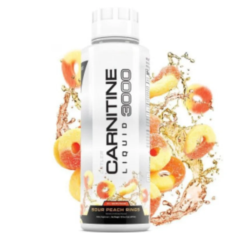 Suplemento Líquido de Carnitina para Metabolismo de Gordura, Aumento de Energia, Bem-Estar Diário e Nutrientes para Esportes