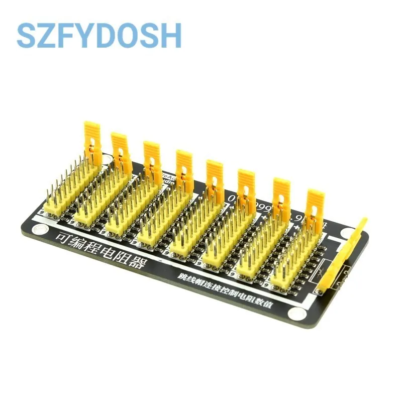 7 Seven Decade 1R - 9999999R Programmable Adjustable SMD Resistor Slide Resistor Board Step Accuracy 1R 1% 1/2 Watt Module 200V