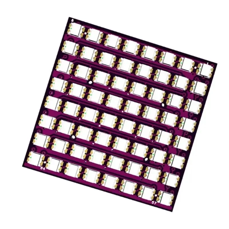 Dotstar High Density 8x 8 Matrix 64 Bit Rgb Led Pixel Screen