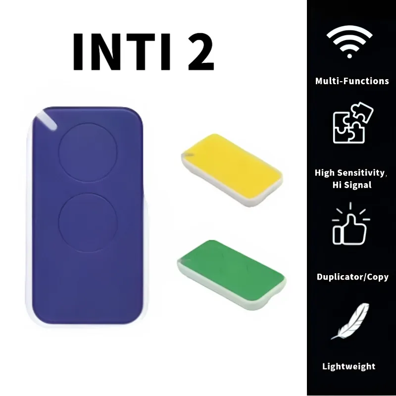 

Garage remote control 433MHz wireless transmitter suitable for ERA FLORS INTI 2 FLO2RS